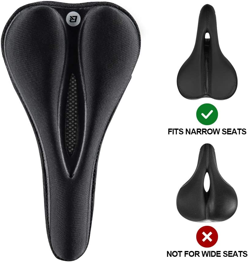 ROCKBROS Bike Seat Cover Gel Comfort Bicycle Saddle Soft Cushion Breathable for Road Mountain Bikes image number 1
