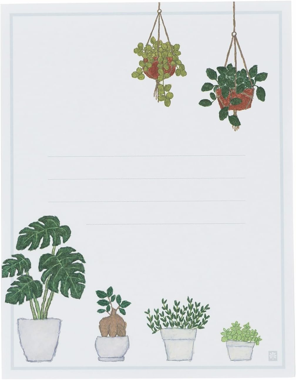 Greetinglife Letter Set, 2 Sizes Large and Small, Plant, White image number 6