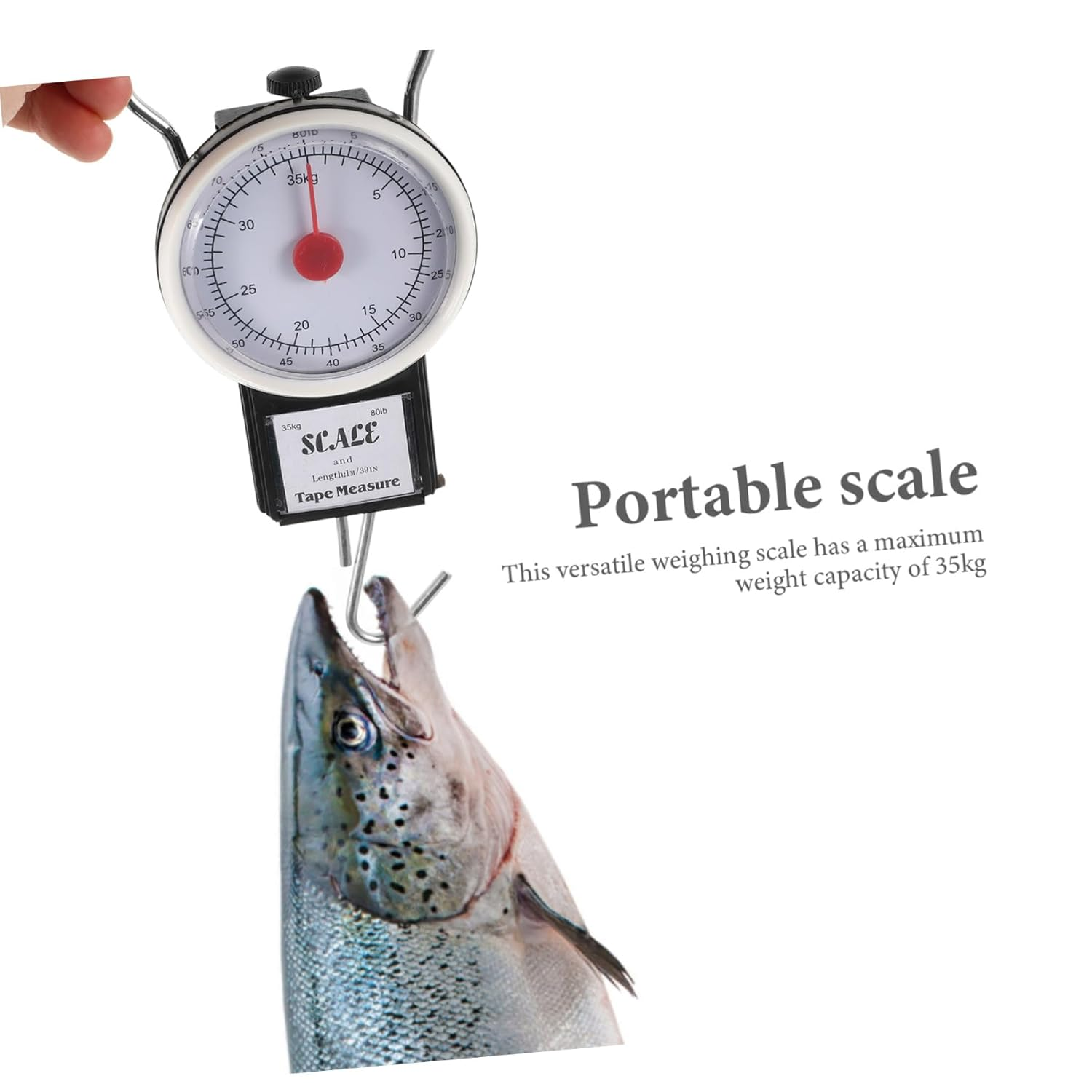 STOBAZA Portable Luggage Scale Spring Scale for Travel Design for Checking Baggage Weight at Home Airport image number 5