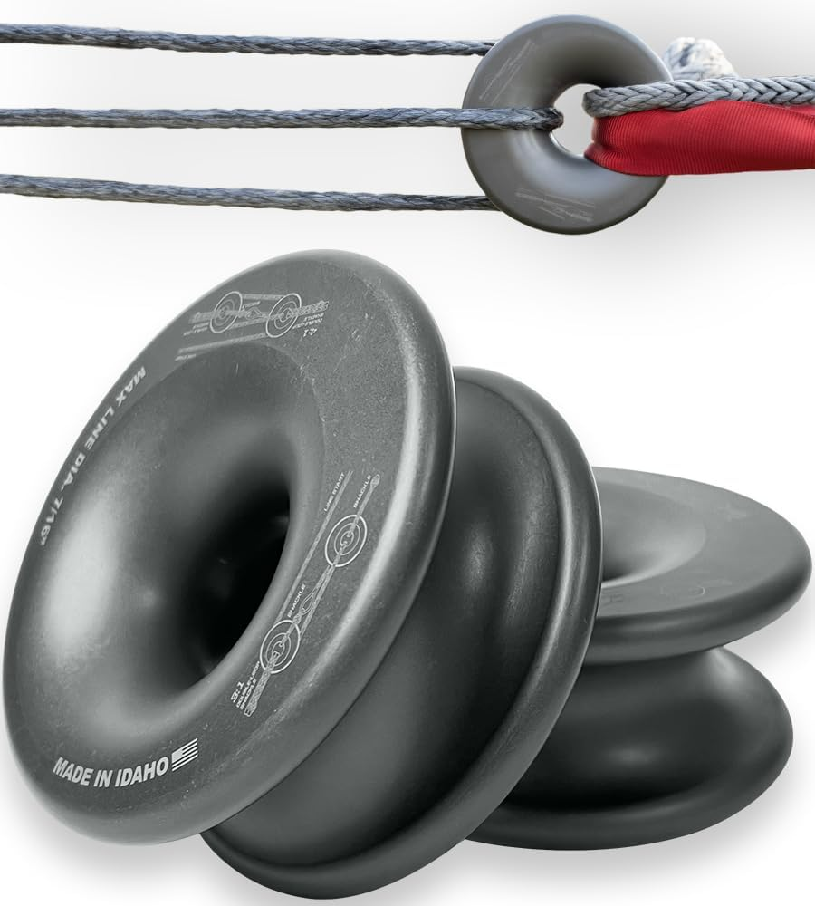 Yankum Ropes Snatch Block Ring, Made in the USA Snatch Block Pulley, Winch Pulley,Winch Snatch Block, off Road Towing Winch Snatch Blocks, ATV Snatch Block, Recovery Snatch Block, Winch Pulley image number 5