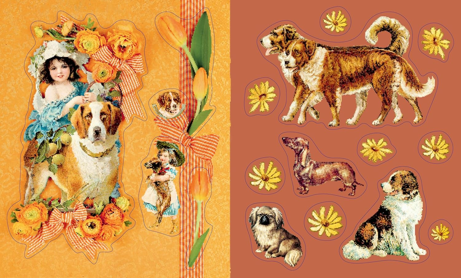 Cynthia Hart'S Victoriana Dogs: the Sticker Book: 340 Captivating Stickers image number 6