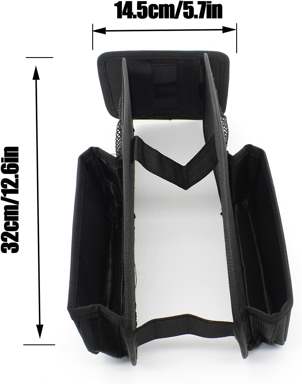 AUTOXBERT Center Console Organizer Bag for 2019-2022 Suzuki Jimny JB43 JB64 JB74 at Models Gear Shift Mesh Storage Pockets