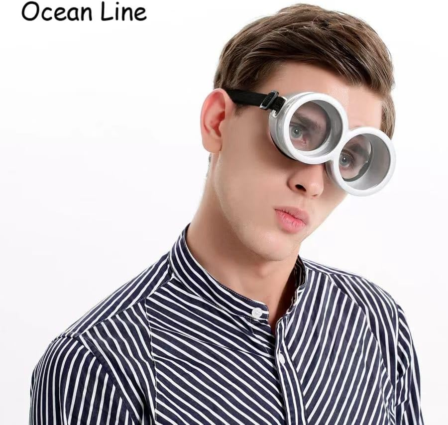 Webwell 4 Pack Halloween Goggles for All Ages，Goggles Glasses with Adjustable Strap，Cartoon Goggles Cosplay Party Supplies image number 1