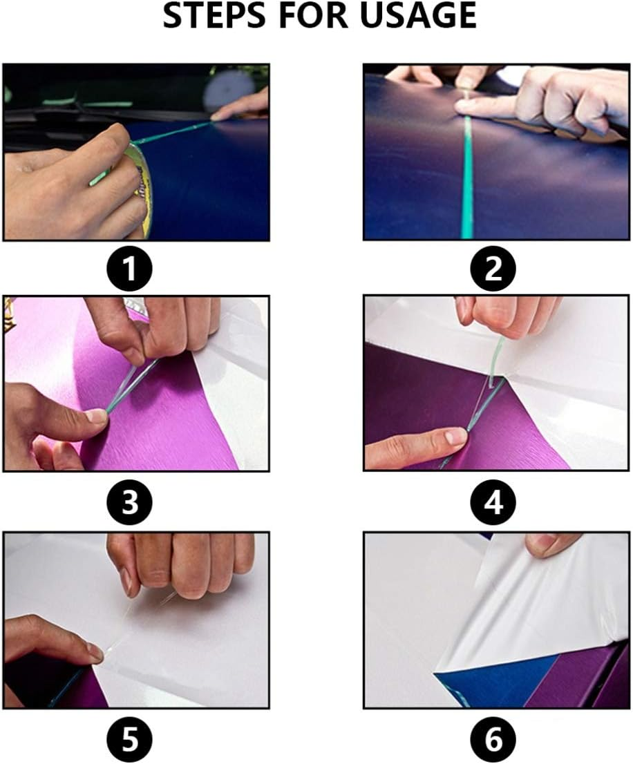 ERINGOGO 2Pcs Car Wrap Sticker Cutting Tool Car Vinyl Film Tape Easy Application