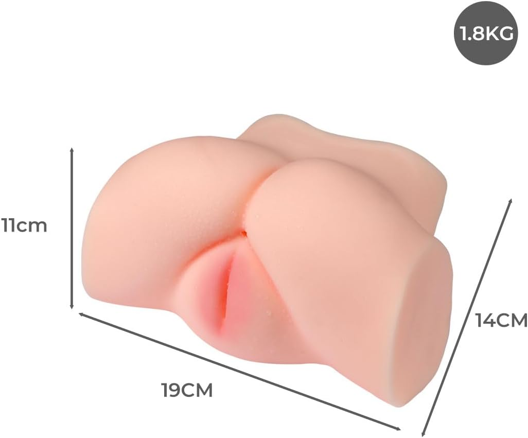 Urway Masturbation Doll Realistic Ass Pussy Male Masturbator 2 Hole Realistic Anal Vaginal Adult Sex Toy M image number 1