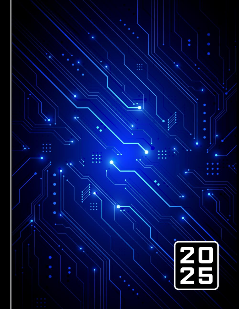 Electrician Appointment Book 2025: Electrician Job Diary 2025: Yearly Overview / Month to View Calendar / Daily Appointments with 15 Min Slots (6Am - 9Pm) + Contacts Section & Notes