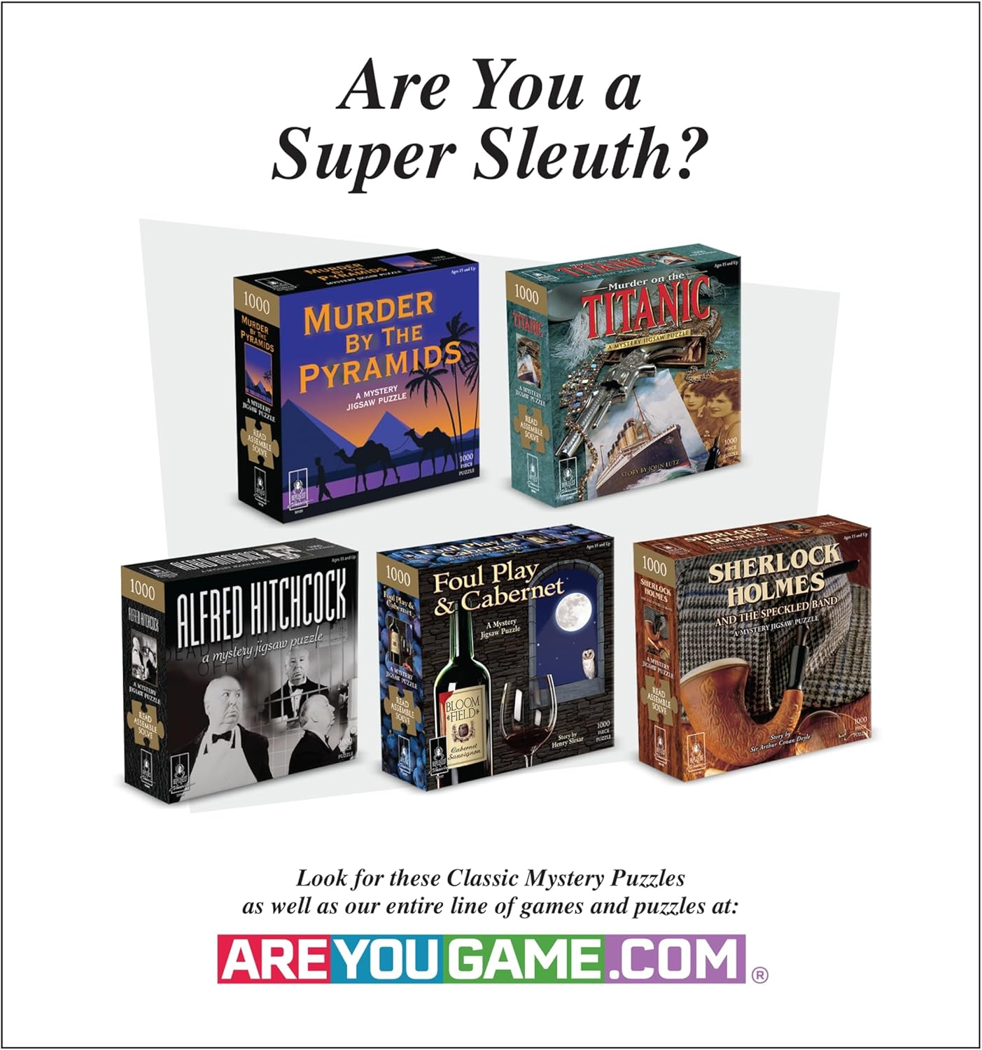 Bepuzzled Orient Express 1000-Piece Mystery Puzzle &ndash; Solve Poirot'S Case, Murder Mystery Challenge for Adults & Teens image number 1