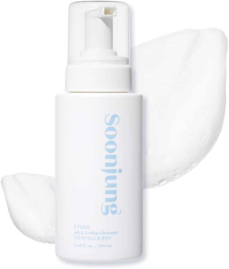ETUDE Soonjung Ph 6.5 Whip Cleanser 8.45 Fl.Oz (250Ml) | Non Comedogenic & Hypoallergenic Soft Bubble Facial Wash for Sensitive Skin | Fragrance-Free & Low-Ph Vegan Facial Cleansing Foam | K-Beauty image number 4