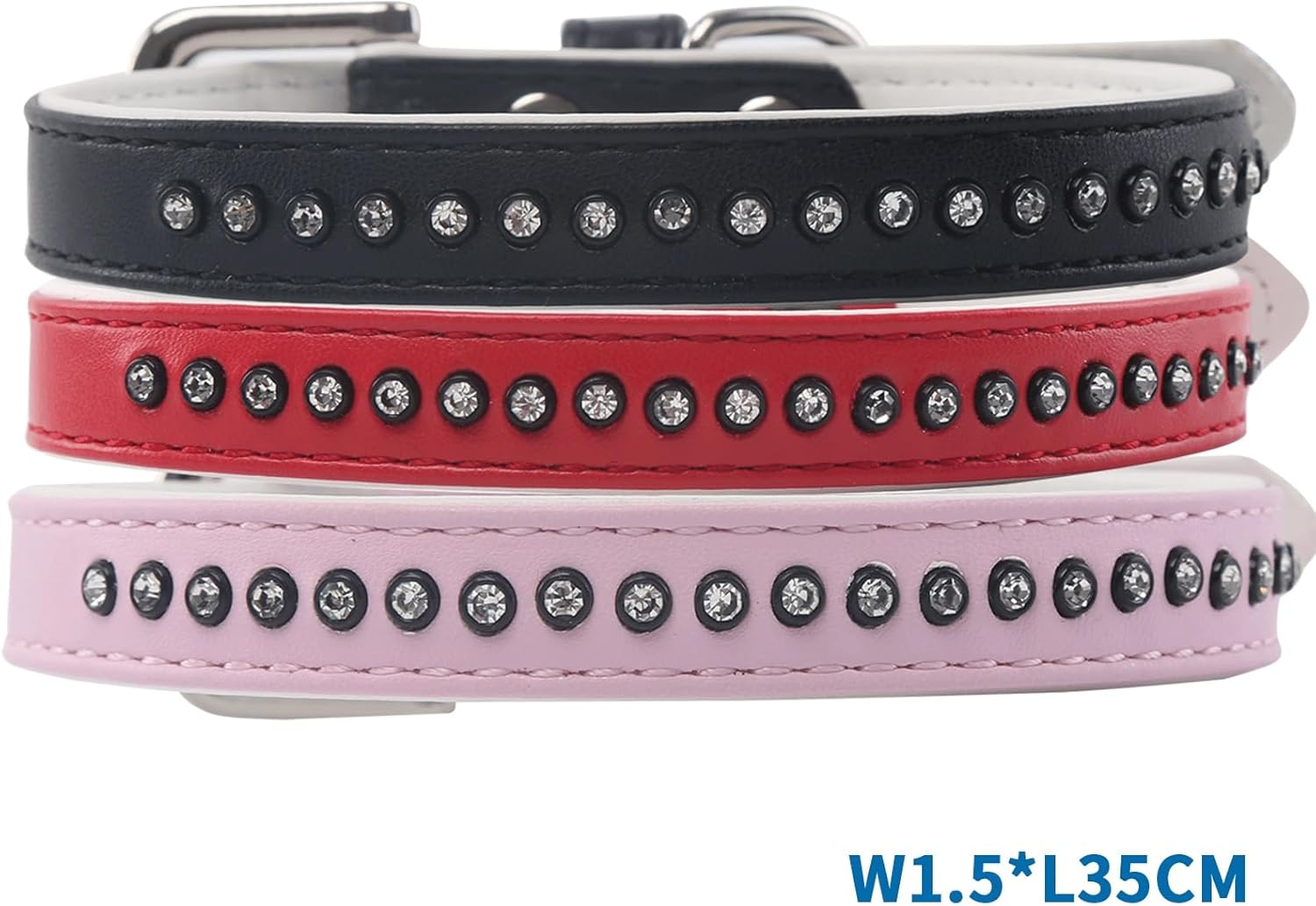 Leather Dog Collar, Sturdy and Adjustable, Ideal for Walks and Training, Provides Comfort and Durability. image number 2