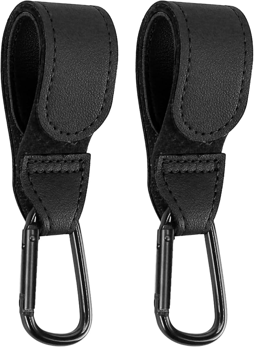 2PCS Baby Stroller Hooks Clips, Convenient Pushchair Accessories Mommy Bag,Hooks for Hanging Diaper Bags, Multipurpose Hooks for Grocery Shopping Bags image number 2