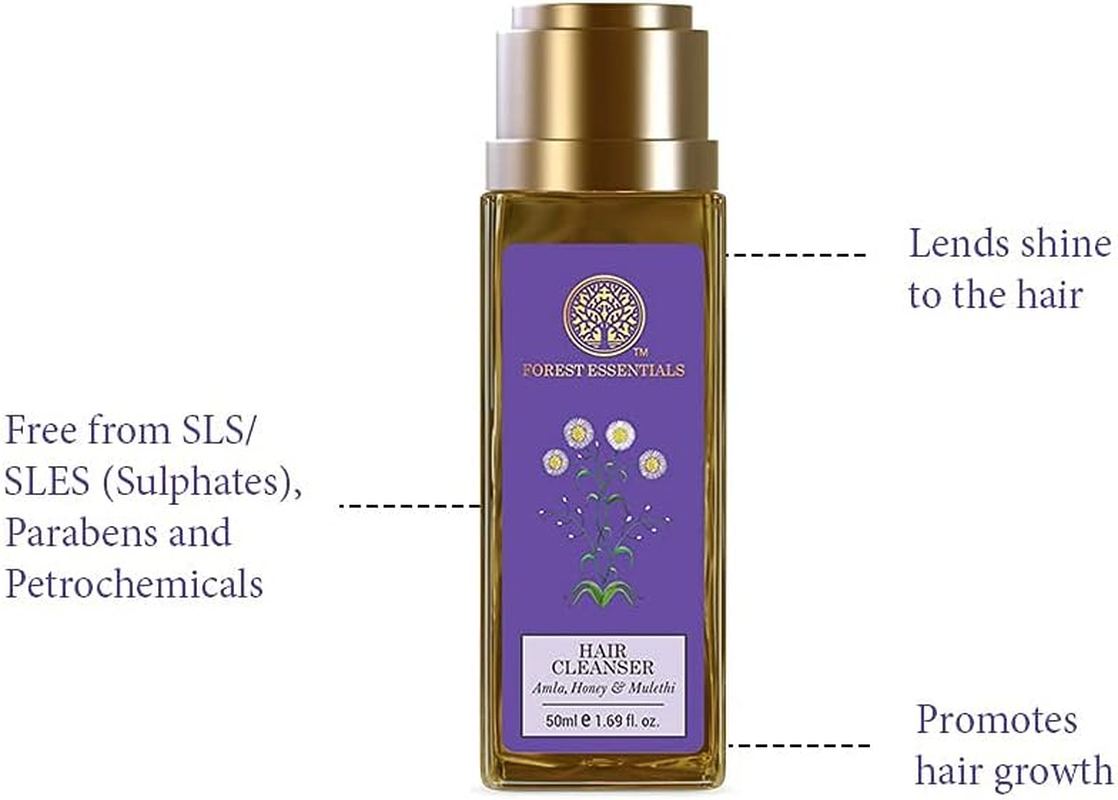 Green Velly Essential Travel Size Hair Cleanser Amla, Honey & Mulethi (Shampoo)