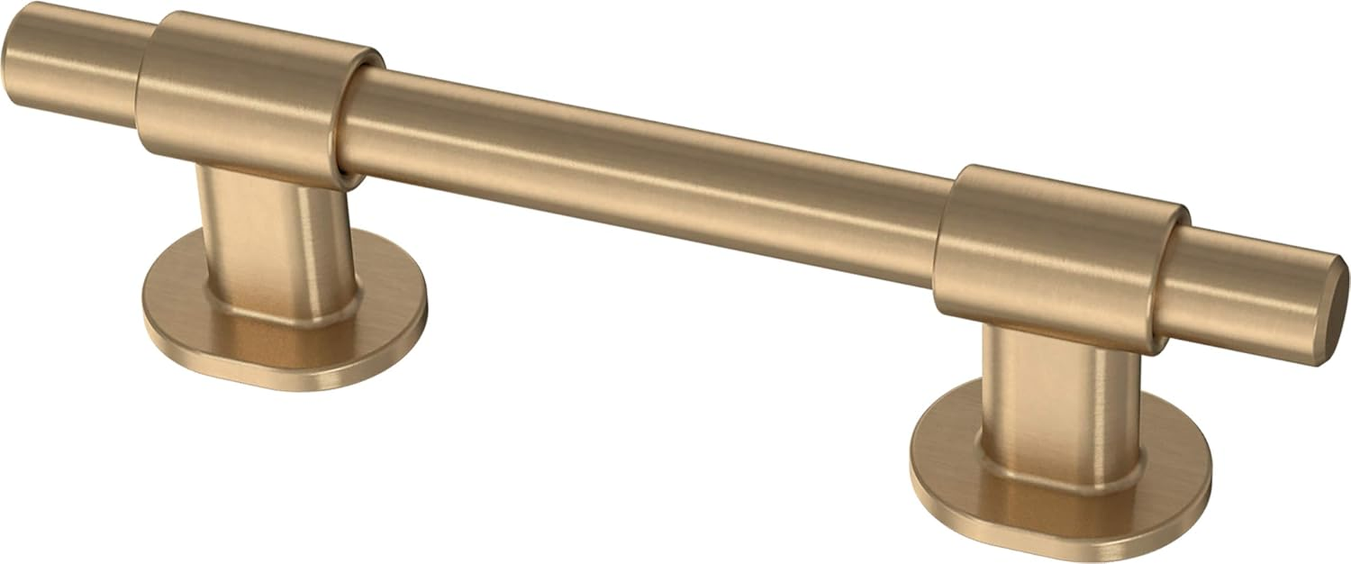 Franklin Brass Adjusta-Pull Bar (5-Pack) Adjustable Cabinet Handles 1-3/8" to 4" Hole to Hole Matte Satin Nickel Kitchen Cabinet Pulls Cabinet Hardware Dresser Drawer Pulls P44364-SNM-B