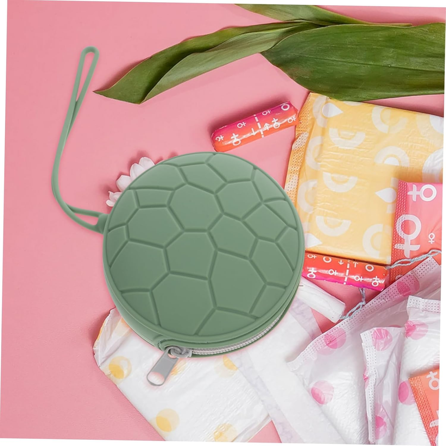 SEWOART Silicone Pouch Bag for Leakproof Case Organizer Women Toiletries Bag for Men Period Kit for School image number 3