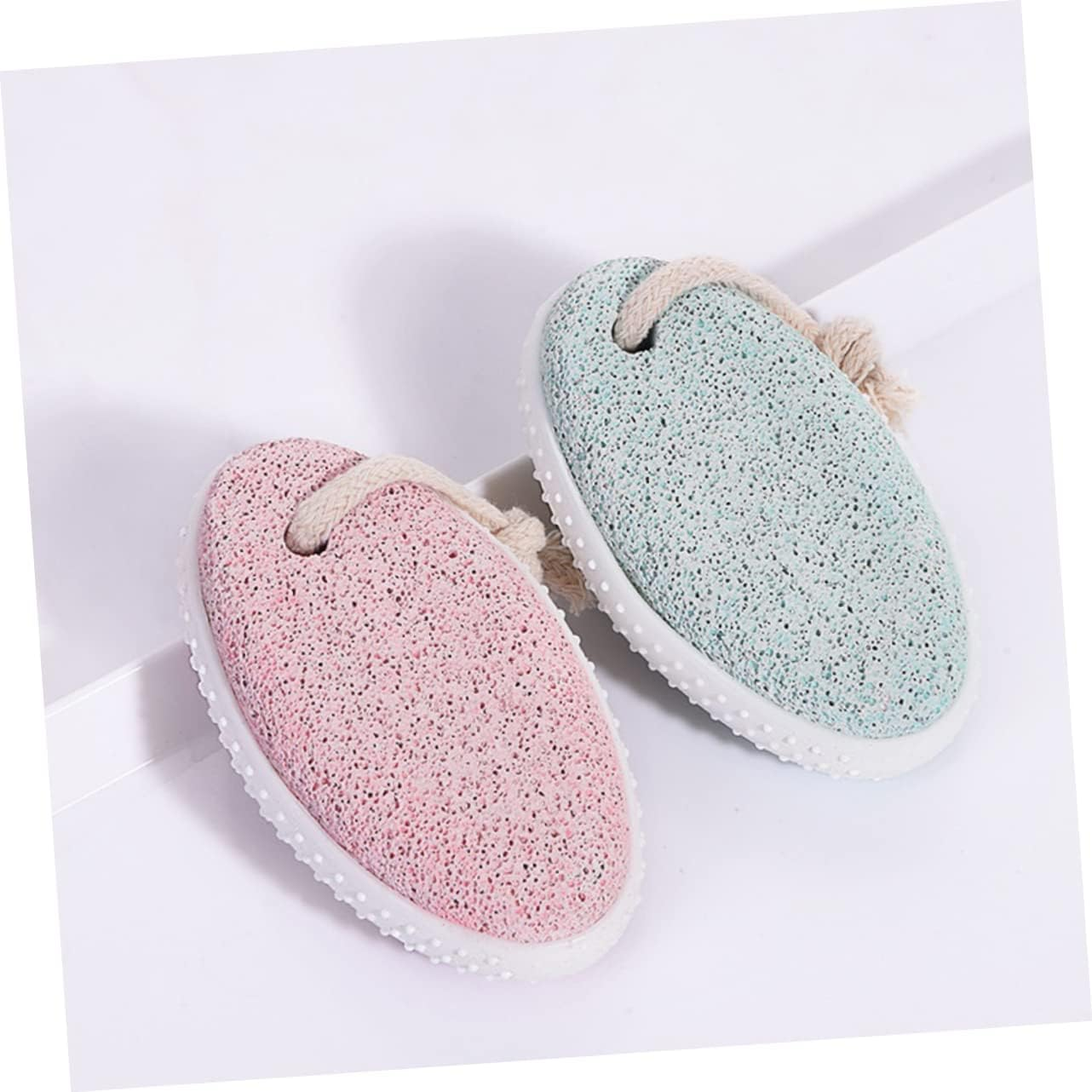 IWOWHERO Pumice Stone Foot Grinding Stone Callus Remover for Feet Double-Sided Foot Sc Foot Care Tool Smooth Comfort image number 3