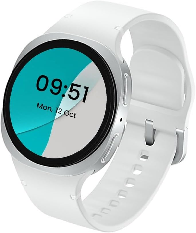 Samsung Galaxy Watch8 (40Mm, Bluetooth, Silver) with 3Nm Processor | Dual GPS | Sapphire Glass & Armor Aluminum | 5ATM & IP68 | BP, ECG, IHRN & Vascular Load Monitoring | Anti-Oxidant Index