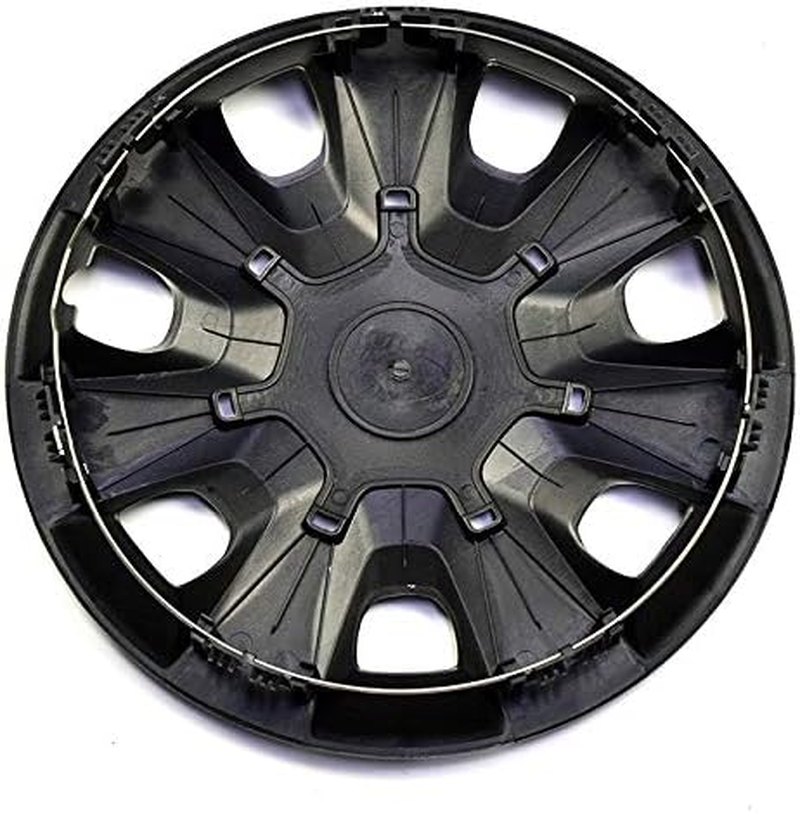 QXKSPG 1 Piece 15" Wheel Center Cap R15 Rim Center Cover Hub Cap with 7 Wheel Spoke Dustproof Decoracion Wheel Trims Set image number 4