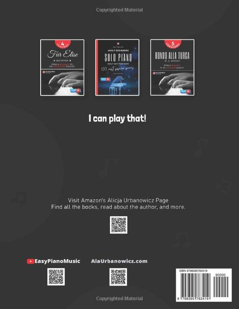 Passacaglia - Handel & Halvorsen 5 Versions I from a Beginner to an Advanced Pianist: Easy / Medium / Original Sheet Music for Students Kids Adults I Piano Duet I Video Tutorials image number 1