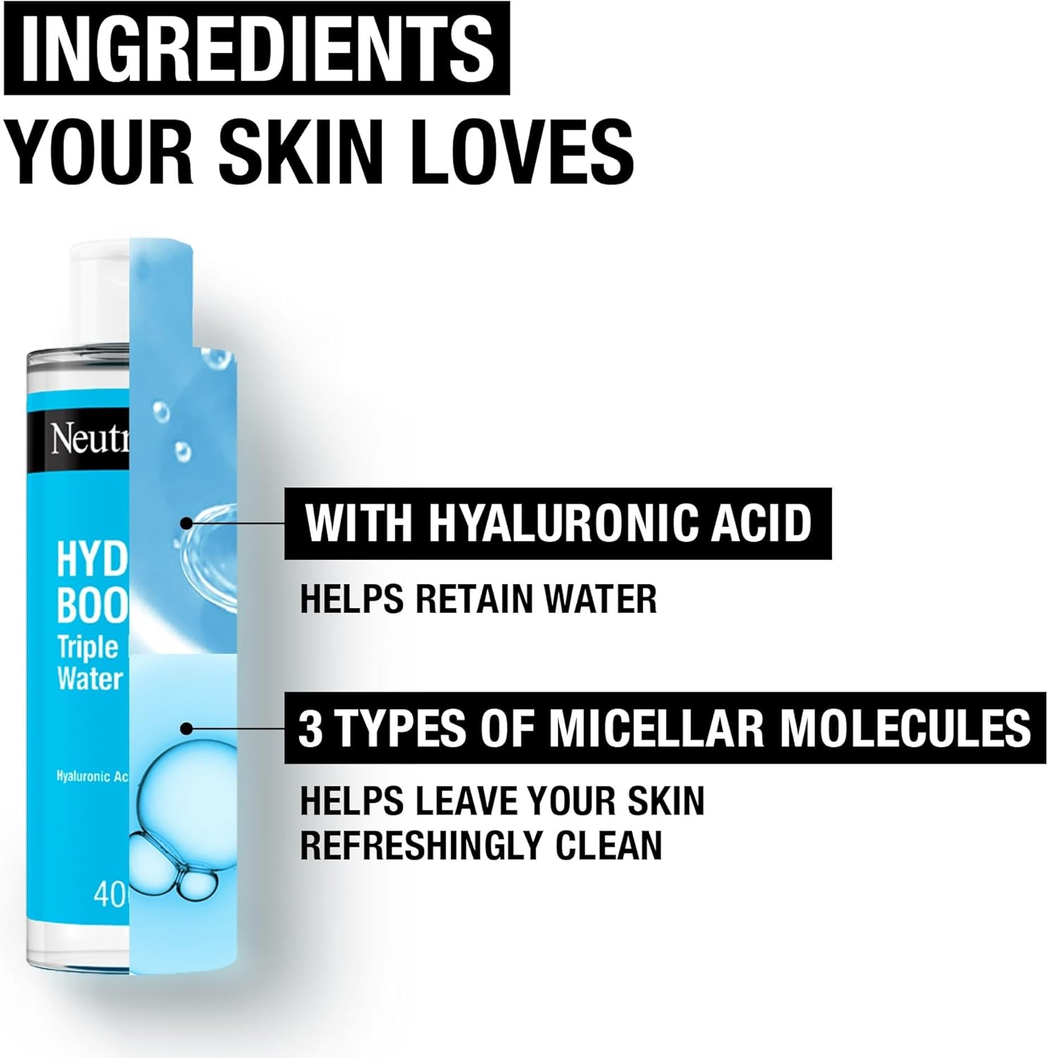 Neutrogena Hydro Boost Micellar Water 400 Ml image number 5