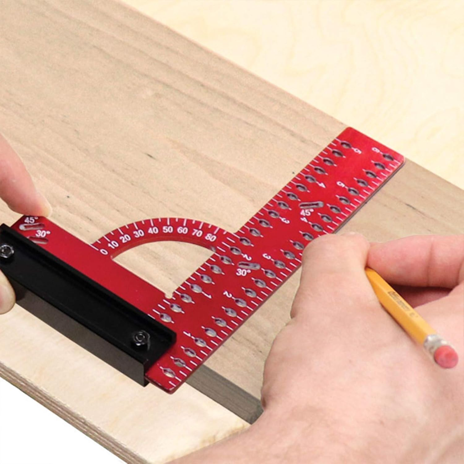 Milescraft Mc-Square150 Carpenter'S Square 150Mm with Angle Finder Metric image number 2