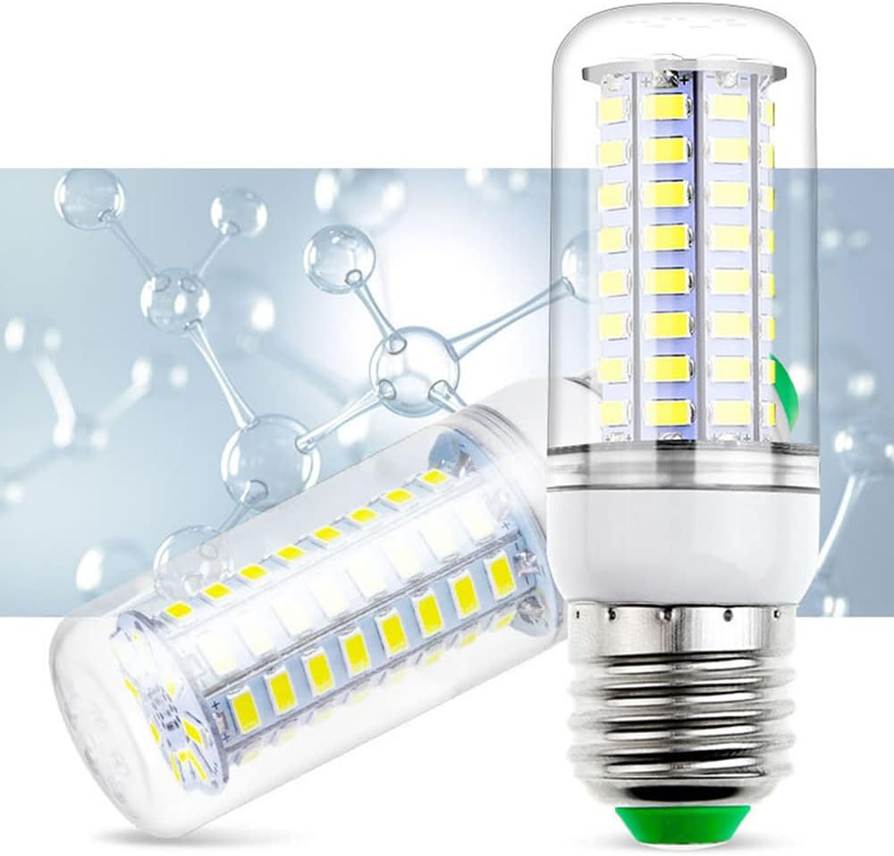 4PCS LED Corn Bulb E27 7W 5730SMD Globe Lamp Spot Light (Cool White) image number 3