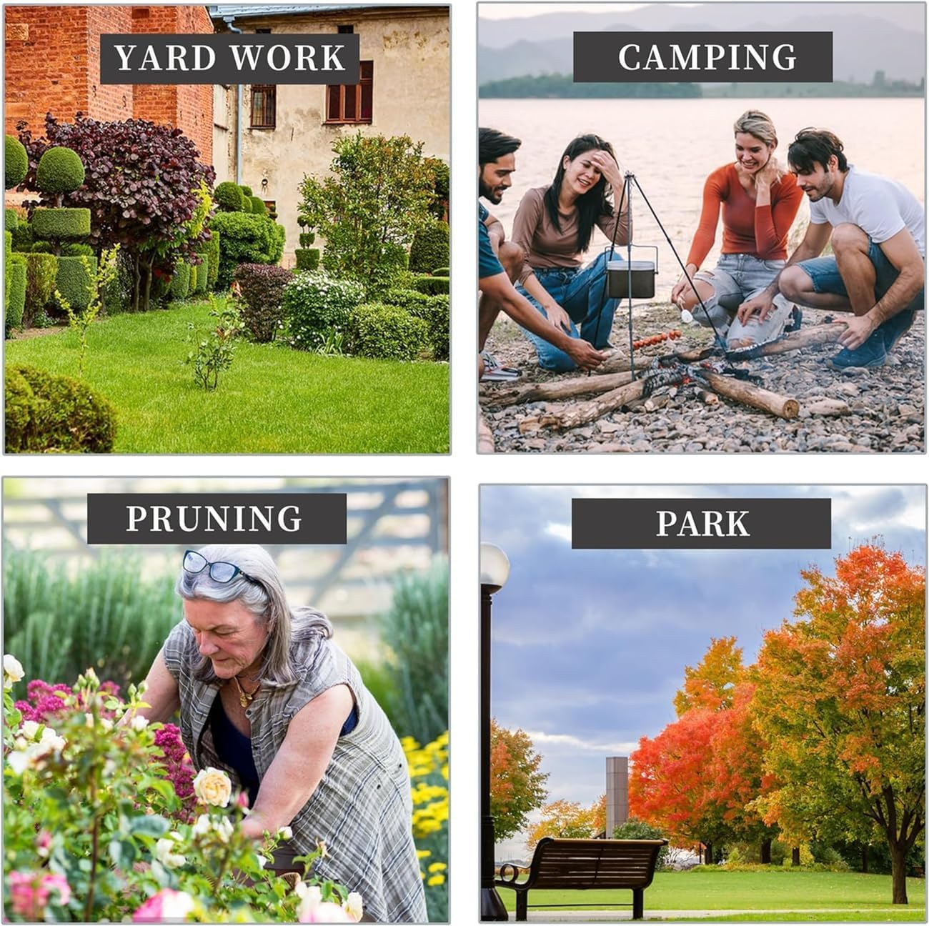 10 Inch Folding Saw, Quality Steel Tree Saw, Improved Hand Saw, Heavy Duty Pruning Saw, Foldable Wood Saw for Tree Trimming, Camping, Wood Cutting, Gardening Work,Pruning with 3-Side Razor Teeth image number 1