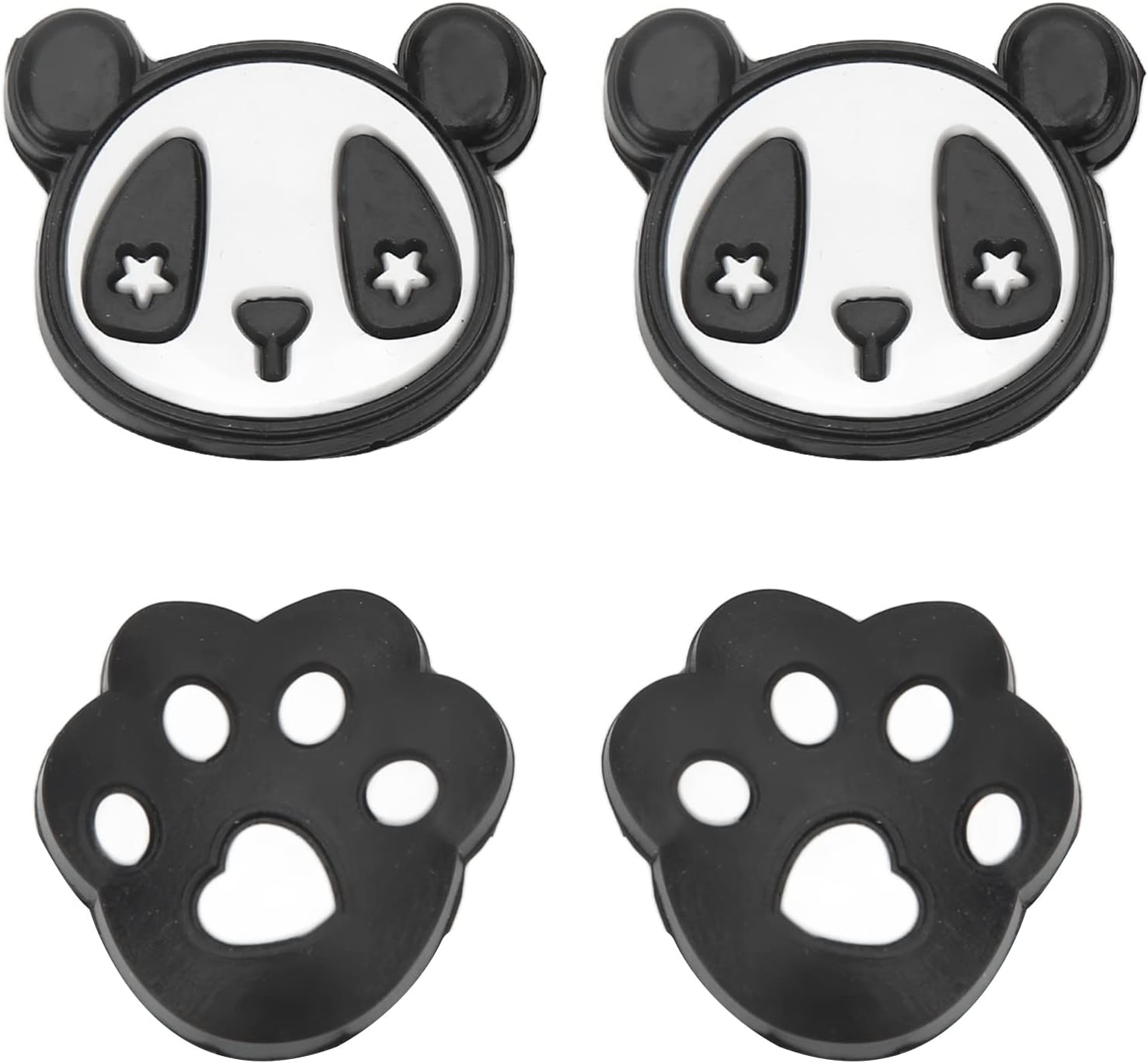 Tennis Racket Dampeners, Tennis Racket Shock Absorber Cute Animals Pattern Portable to Store Take Silica Gel Comfortable Accessories Effect for Vibration Dampener Outdoor 4PCS image number 6