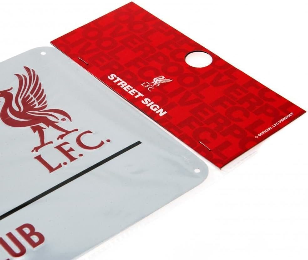 Liverpool Official Anfield Road L4 Metal Street Sign - Multi-Colour image number 1