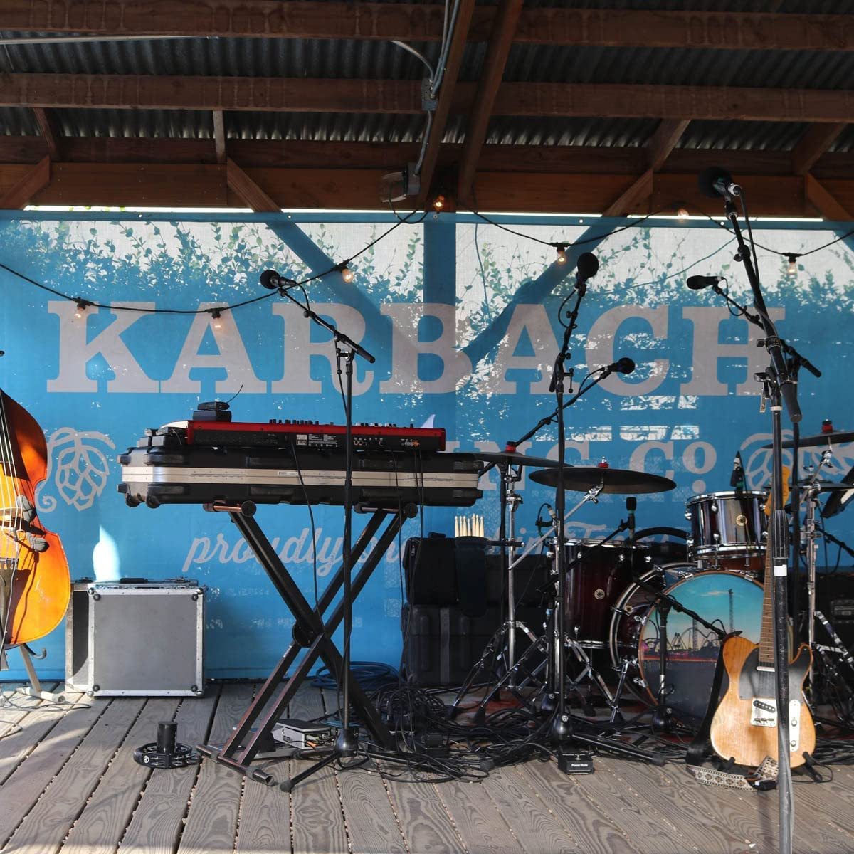 Drumstick Container Bag, Drum Stick Holder Drumstick Nylon Bag for Drum Set Clamp on Stick Holder Bag Container(Black) - Black image number 4