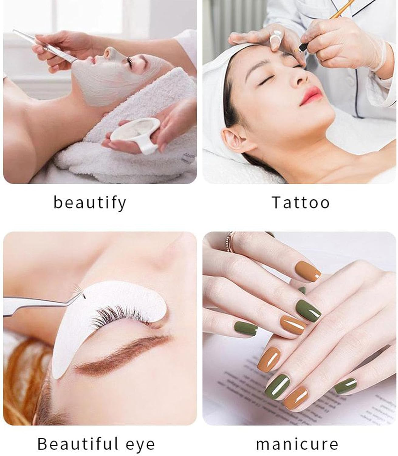 Dpofirs Portable Eyelash Extension Lamp with Foot Pedal Tweezers, 395-400Nm UV Curing Light,1-2 Second Fast Cure, Pen Sized Handheld for Beauty Salon, Nail Tech, Home (White) image number 4