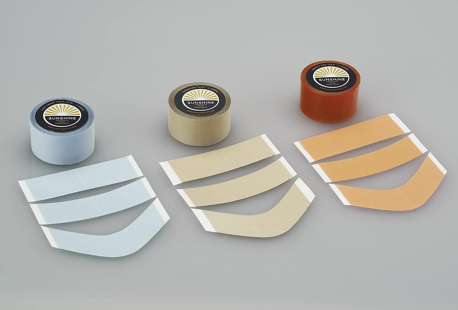 Daily Wear Hair System Tape Roll - Liberty Red Liner Wig Tape - Doublesided Ultra Hold Hair Tape for Wigs, Toupee, Hair Systems - 1-14 Day Hold - 1" X 12Yds image number 1