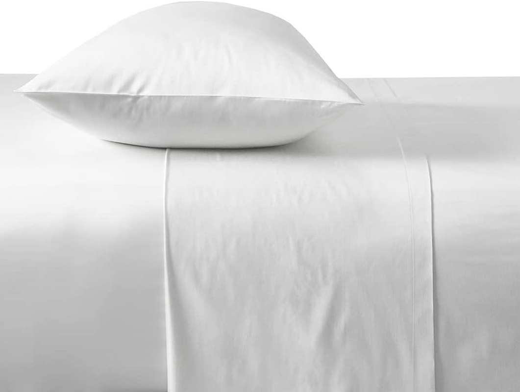 Bambury Chateau Fitted Sheet, White, Extra-Long Single image number 3
