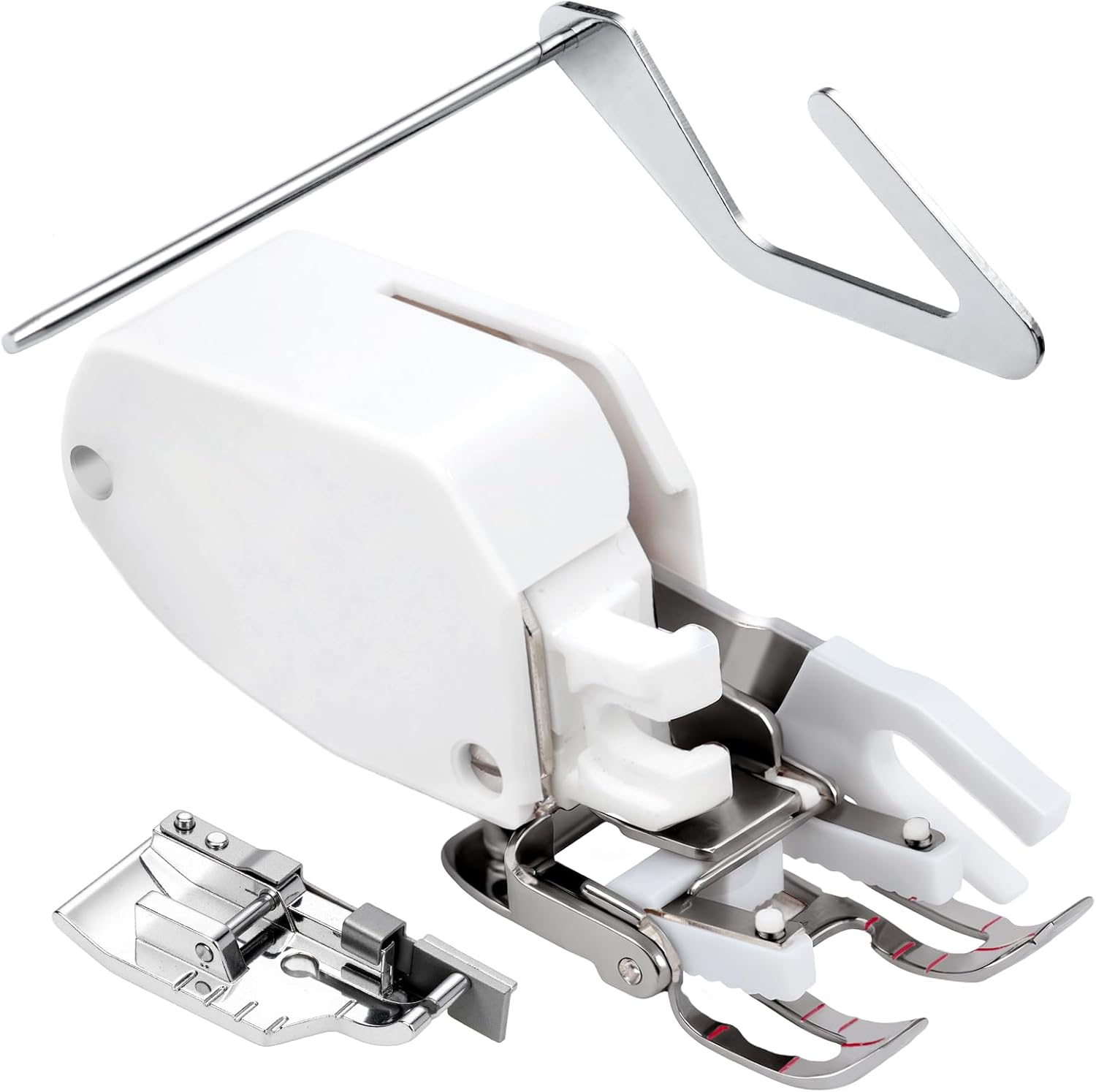 Open Toe Walking Foot W/Guide for Brother Sewing Machine Quilting and Sewing Stitch through Multiple Layers and Match Prints,Fits Brother, Janome, Singer, and More image number 6