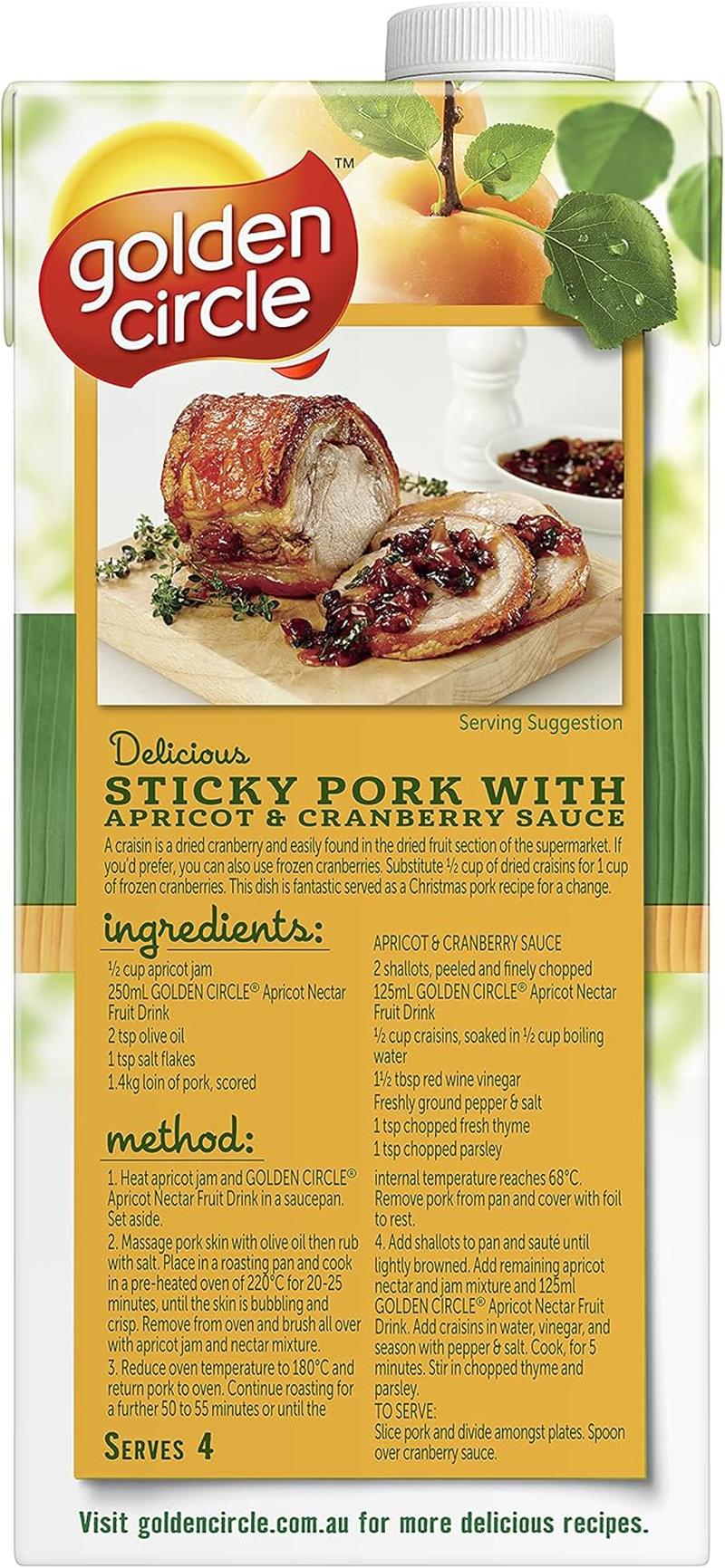 Golden Circle Nectar Apricot Juice 1 Liter image number 5