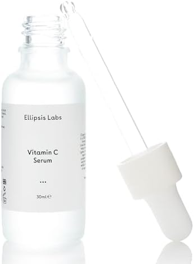 Vitamin C Serum by Ellipsis Labs &ndash; Brightening and Rejuvenating Vegan Antioxidant Serum with Ascorbic Acid to Target Dullness, Uneven Skin Tone, Fine Lines, Collagen Boosting, Fast-Absorbing, 30Ml image number 3