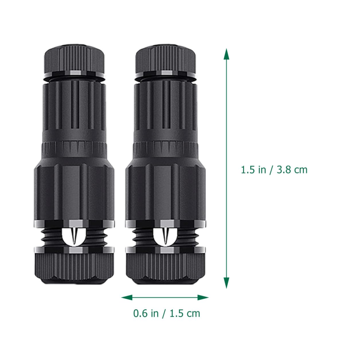 Didiseaon 4Pcs Low Voltage Wire Connectors Waterproof Electrical Connectors for Landscape Lighting with Twist Lock, Suitable for Garden Lights Wiring and Outdoor Use image number 5