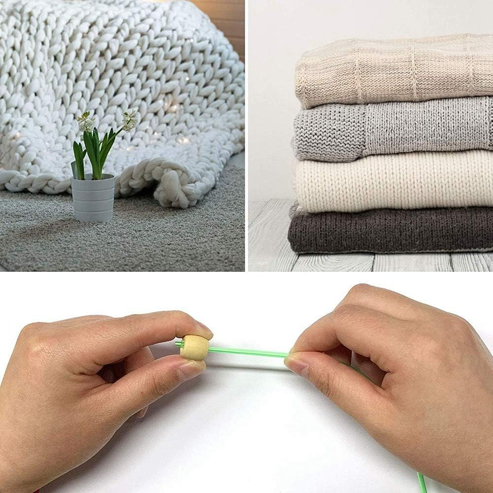 23Pcs Tunisian Crochet Hook Set Include Plastic Cable Afghan Crochet Hook and Tunisian Afghan Aluminum Knitting Needles image number 1