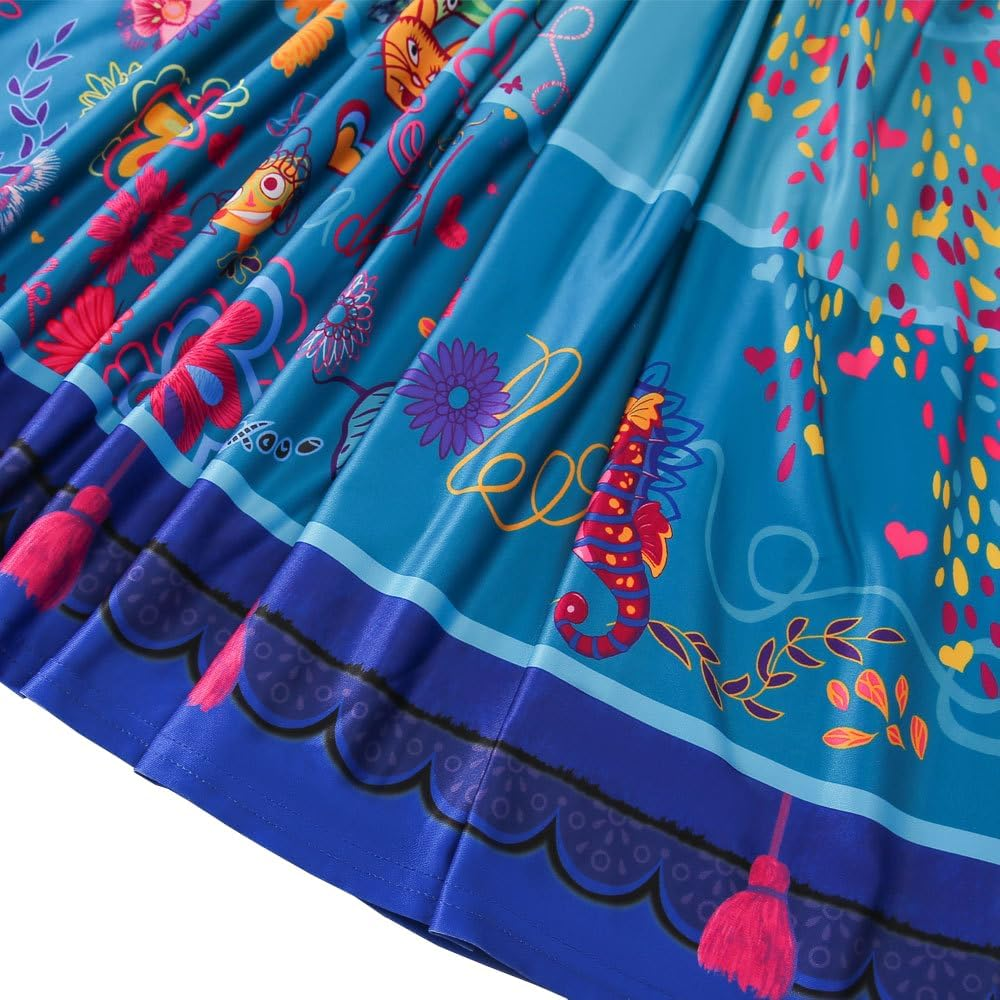 Magic Family Princess Costume Halloween Cosplay Dress up for Girls with Accessories image number 1