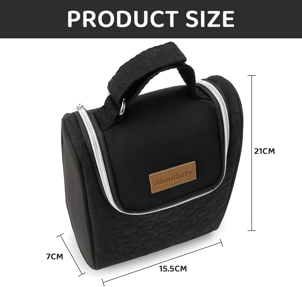 Breastmilk Cooler Bag with Ice Pack &ndash; Insulated Baby Bottle Bag &ndash; Leak-Proof Double Layer Bottle Tot &ndash; Portable Milk Storage Bag for Nursing Moms, Daycare, Travel image number 4