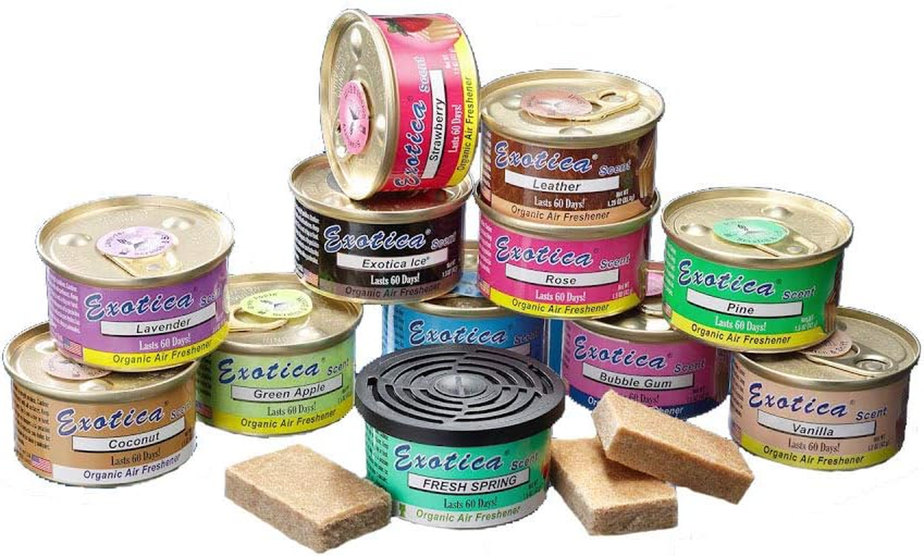 Exotica 76ESC24ICE Exotica Ice Scent Organic Car Air Freshener Can, Exotica89 image number 2