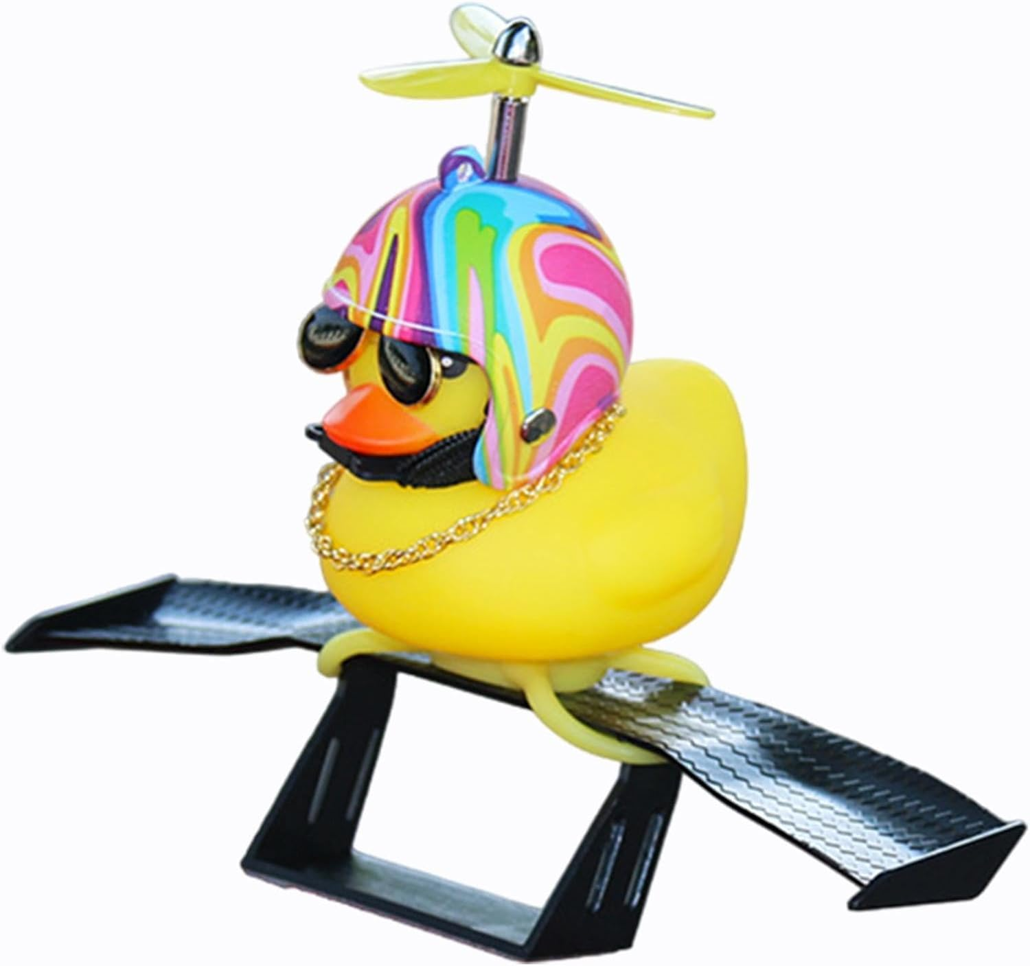 Duck Car Decoration,Rear Wing Decoration | Car Cool Decoration, Yellow Duck Decoration, Car Tail Duck Decoration, Small Car Exterior Decoration image number 1