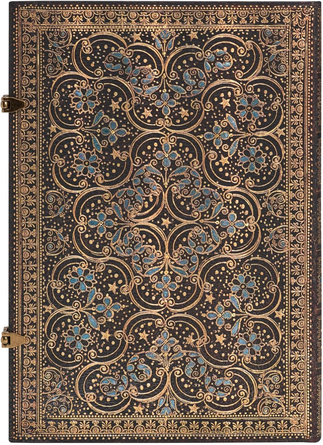 Restoration Grande Unlined Hardcover Journal: Hardcover, 120 Gsm, Ribbon Marker, Pouch, Clasp Closure, Book Edge Printing image number 3