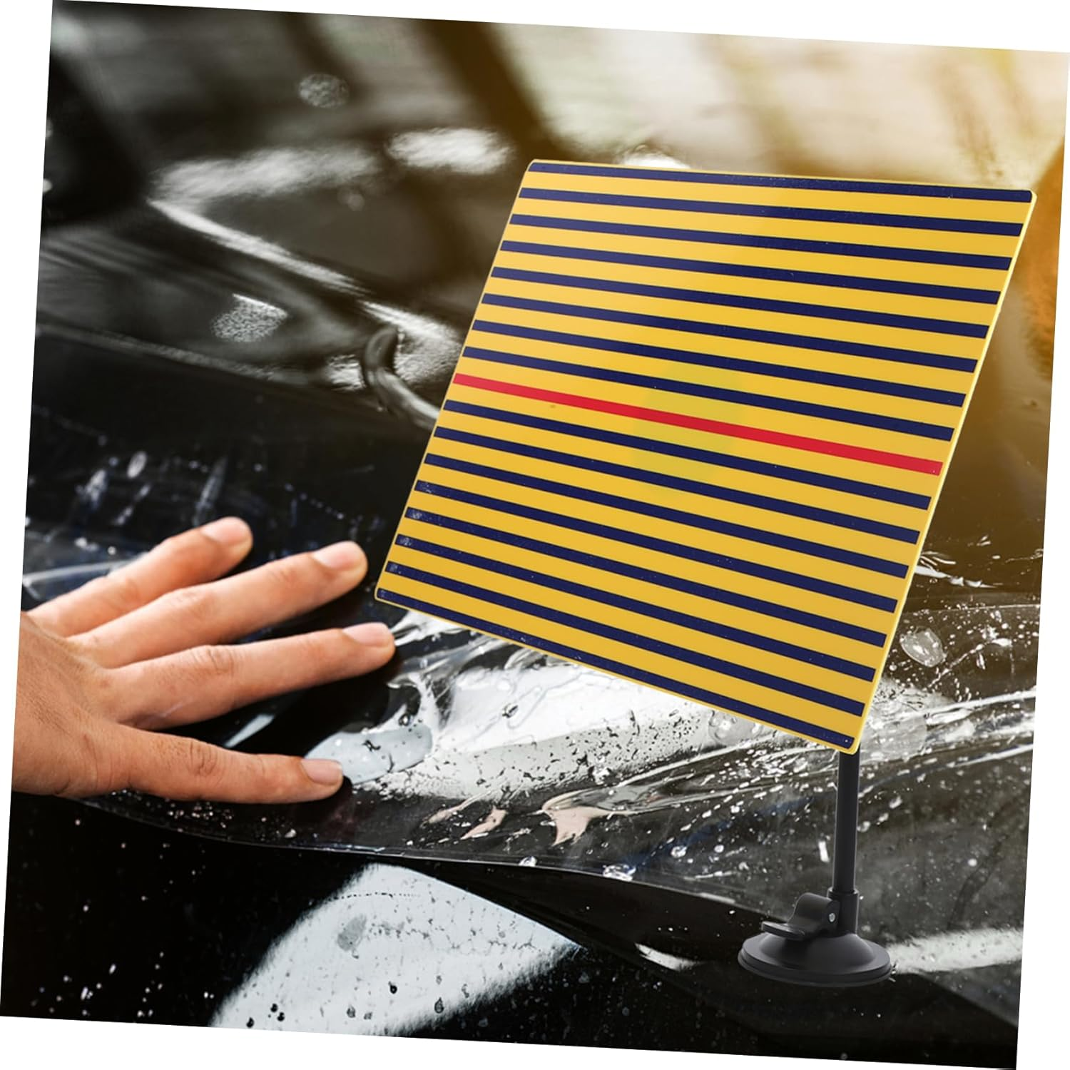 COOLHIYA Dent Removal Tools Auto Body Repair Kit for Light Board with Reflective Surface and LED Illumination for DIY Automotive Hail Damage Fix