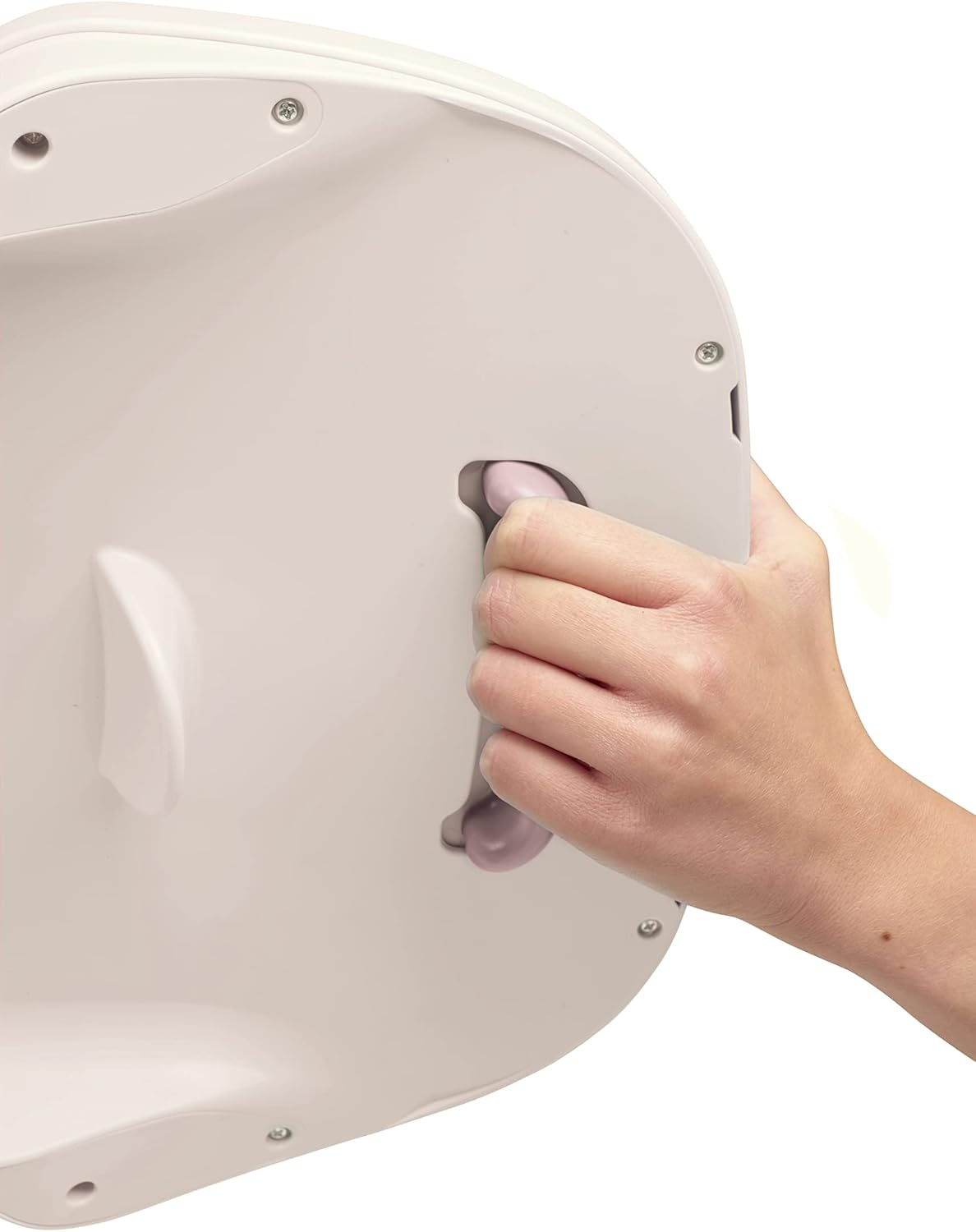 Mamas & Papas Baby Bug Booster Seat for Dining, Detachable Tray, Harness, Adjustable Seat and Non-Slip Feet, Blossom (Pink) - Pebble Grey image number 5