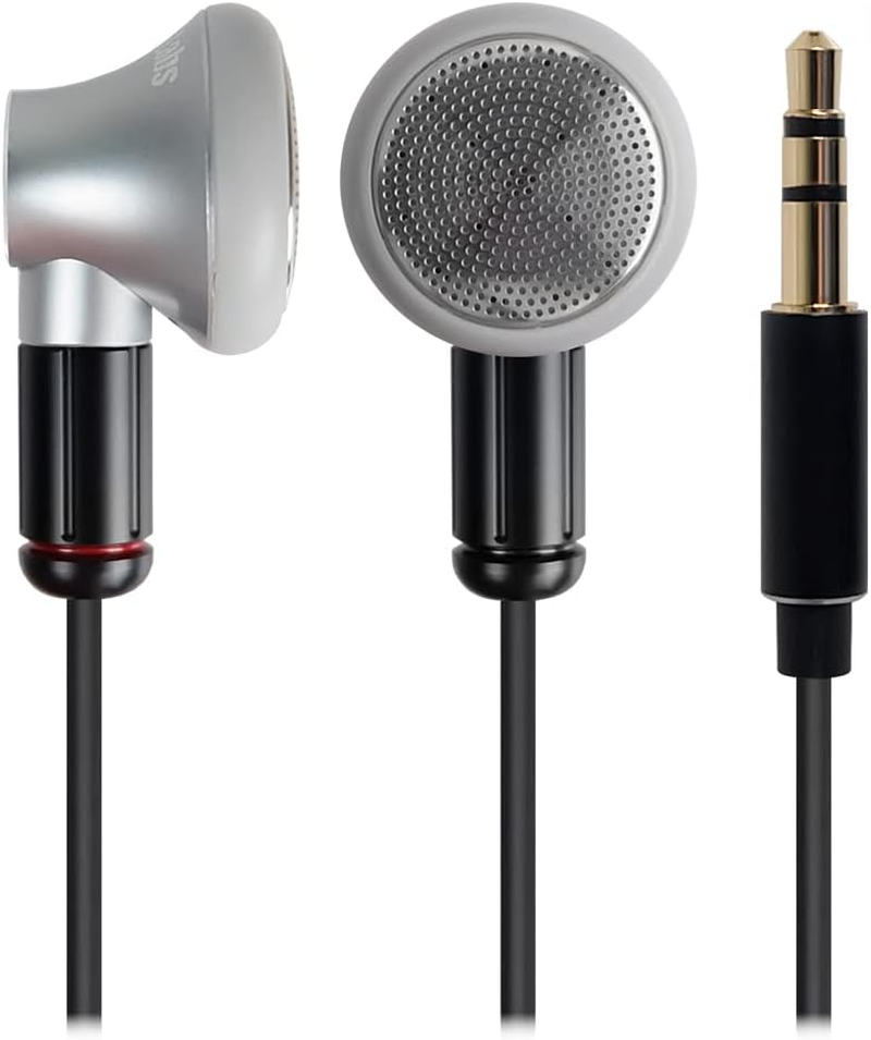 Wisetech NOBUNAGA Labs MMCX Compatible In-Ear Earphones, Silver image number 1