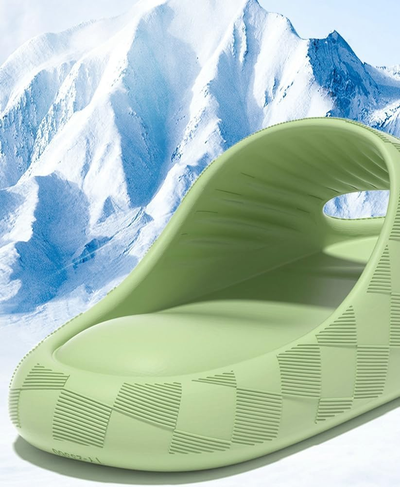 Slippers for Women Cute Anti-Slip EVA Beach Pool Shower Slippers Shoes Checkered Indoor Sandal Slides Cloud Sandals 2025 image number 6