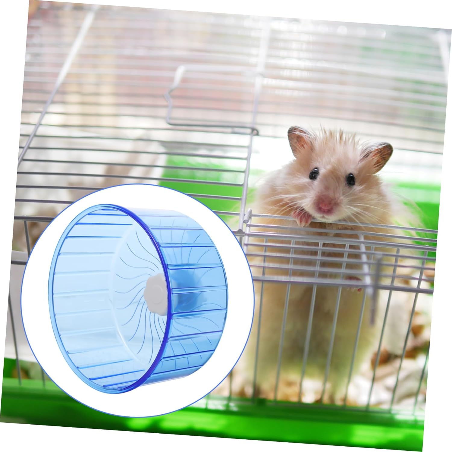 Gatuida Silent Running Wheel Hamster Exercise Wheel for Hedgehog Chinchilla Guinea Pig Double Bearings image number 1