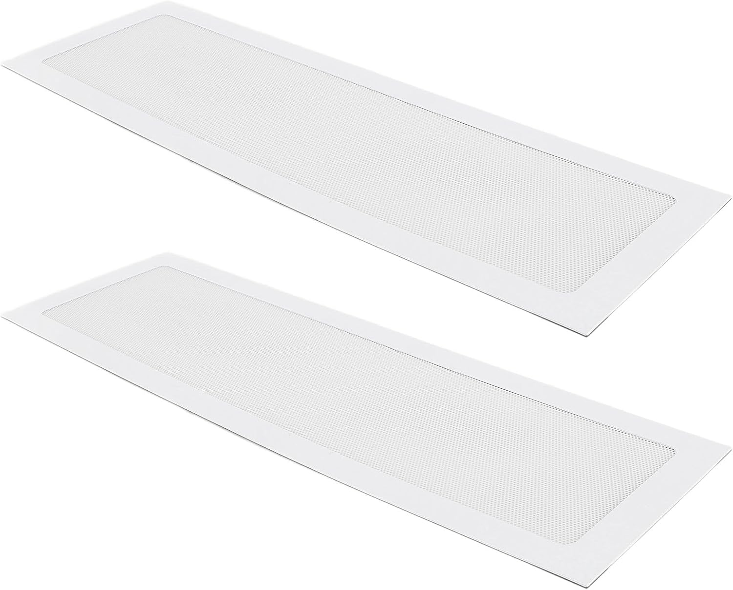 2Pcs Magnetic Dust Filter PC, Computer Fan Filter Grills PVC, 4.72X14.17In Magnetic Frame PC Cooler Fan Dust Filter Fine Mesh for Fan Vent for Computer Cooler Fan (Black)