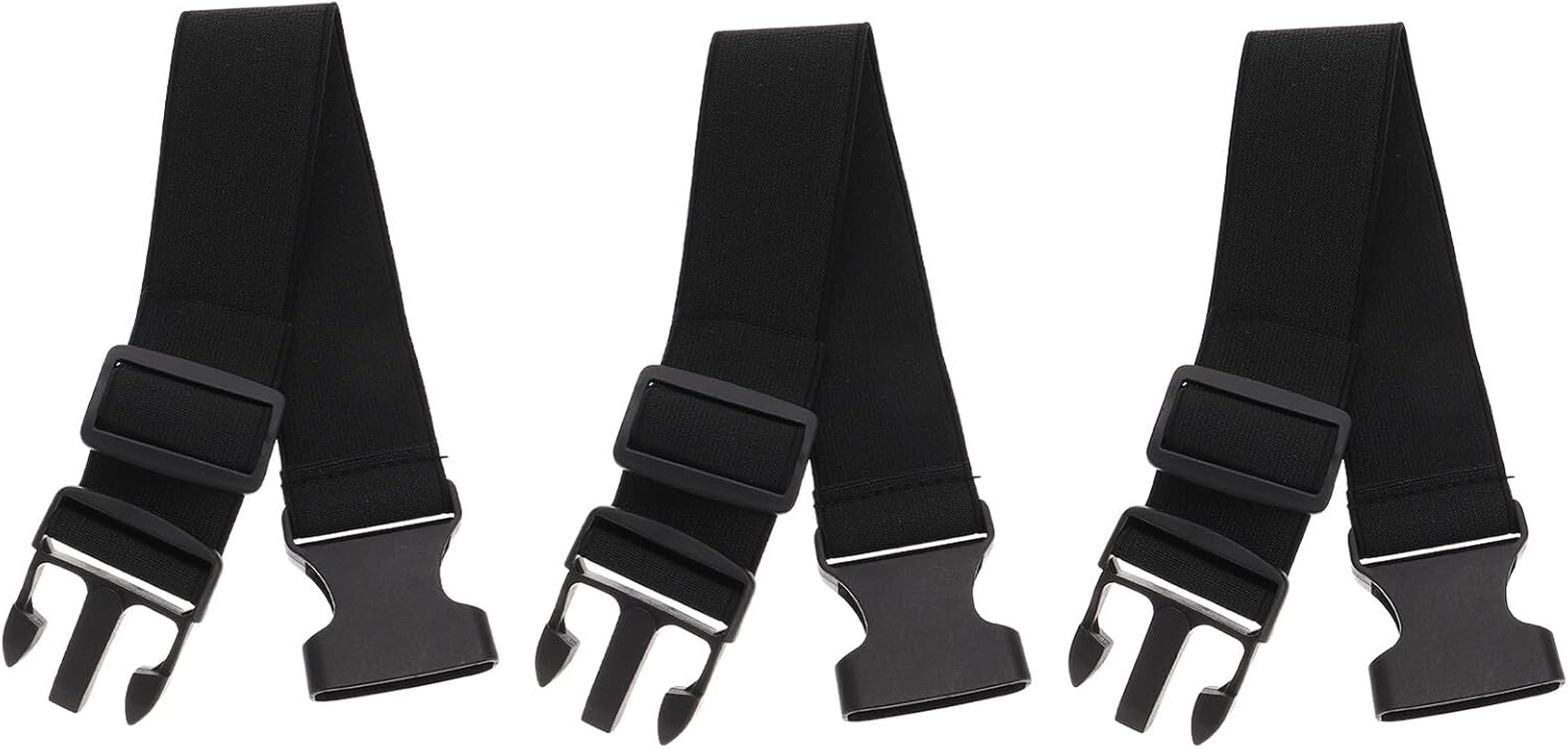 HONITANO 3Pcs Utility Tie down Straps with Quick Release Buckles Wide Long Adjustable Lashing Bands for Securing Backpacks Luggage Storage Bins and Outdoor Gear image number 1