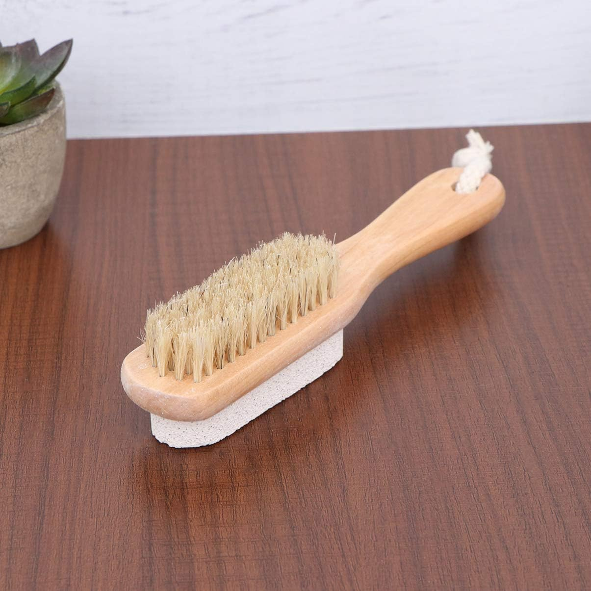 Baluue Double Sided Pumice Brush Pedicure Tools Foot File Callus Remover Exfoliator