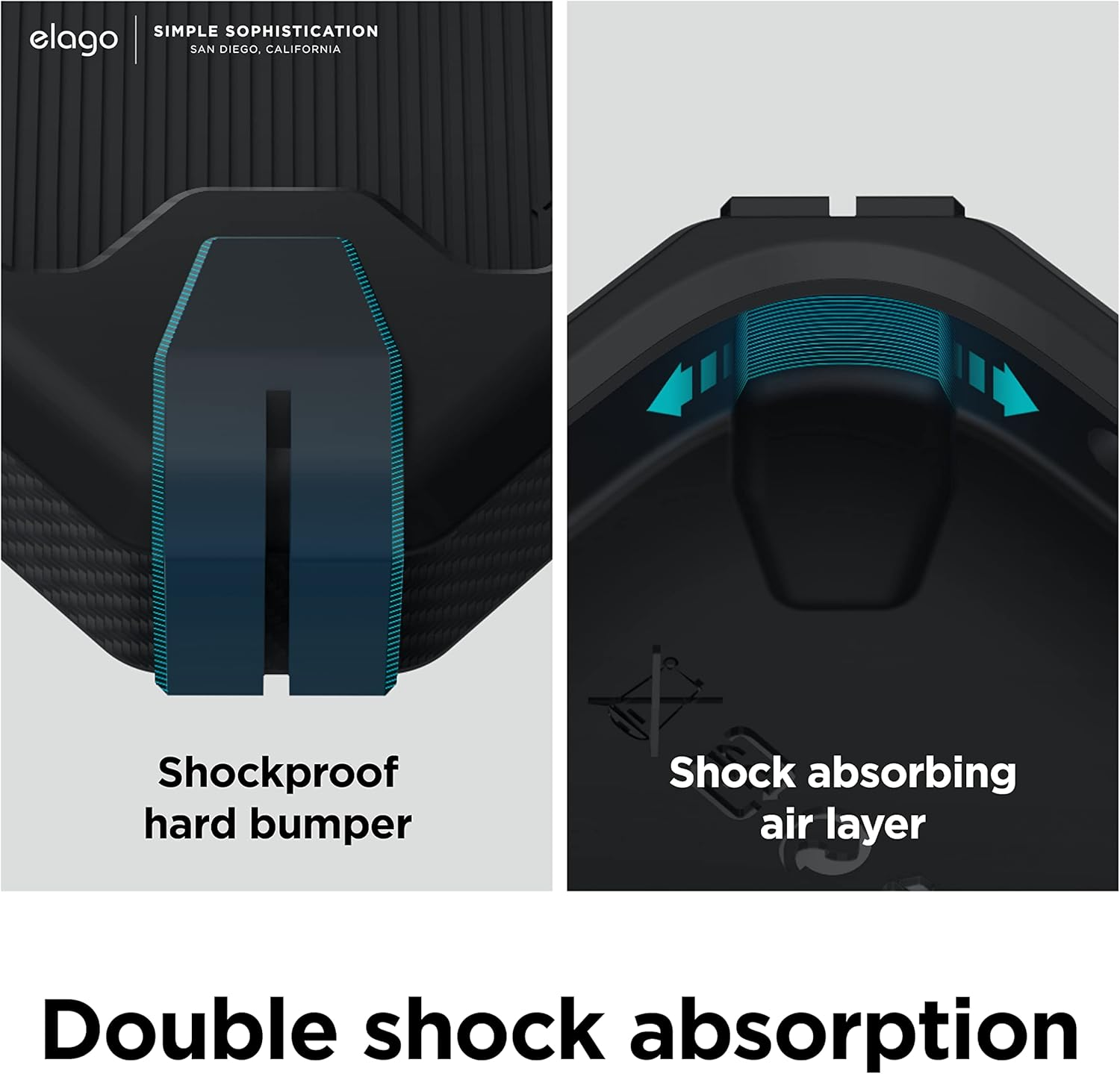 Elago Armor Case Compatible with Iphone 14 Pro Max Case (6.7"), US Military Grade Drop Protection, Heavy-Duty Protective Case, Carbon Fiber Texture, Tough Rugged Design,Shockproof Bumper Cover(Black) image number 6